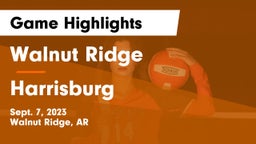 Walnut Ridge  vs Harrisburg  Game Highlights - Sept. 7, 2023