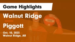 Walnut Ridge  vs Piggott  Game Highlights - Oct. 10, 2023