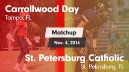 Matchup: Carrollwood Day vs. St. Petersburg Catholic  2016