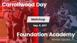 Matchup: Carrollwood Day vs. Foundation Academy  2017