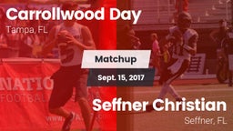 Matchup: Carrollwood Day vs. Seffner Christian  2016