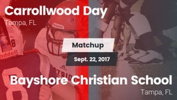 Matchup: Carrollwood Day vs. Bayshore Christian School 2016