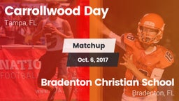 Matchup: Carrollwood Day vs. Bradenton Christian School 2016