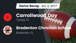 Recap: Carrollwood Day  vs. Bradenton Christian School 2017