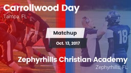 Matchup: Carrollwood Day vs. Zephyrhills Christian Academy  2016