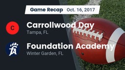 Recap: Carrollwood Day  vs. Foundation Academy  2017
