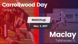 Matchup: Carrollwood Day vs. Maclay  2016