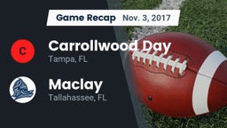 Recap: Carrollwood Day  vs. Maclay  2017