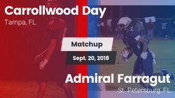 Matchup: Carrollwood Day vs. Admiral Farragut  2018