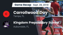 Recap: Carrollwood Day  vs. Kingdom Preparatory School 2018