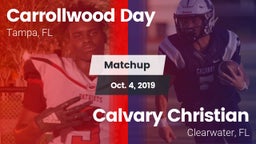 Matchup: Carrollwood Day vs. Calvary Christian  2019