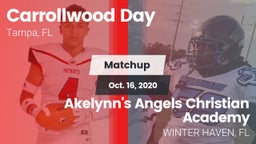 Matchup: Carrollwood Day vs. Akelynn's Angels Christian Academy 2020