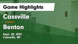 Cassville  vs Benton Game Highlights - Sept. 20, 2022