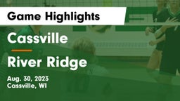 Cassville  vs River Ridge  Game Highlights - Aug. 30, 2023