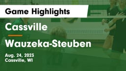 Cassville  vs Wauzeka-Steuben  Game Highlights - Aug. 24, 2023