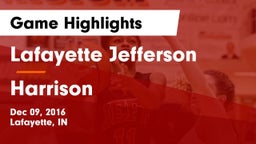 Lafayette Jefferson  vs Harrison  Game Highlights - Dec 09, 2016