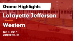 Lafayette Jefferson  vs Western  Game Highlights - Jan 4, 2017