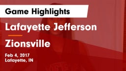 Lafayette Jefferson  vs Zionsville  Game Highlights - Feb 4, 2017