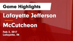 Lafayette Jefferson  vs McCutcheon  Game Highlights - Feb 3, 2017