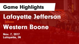 Lafayette Jefferson  vs Western Boone  Game Highlights - Nov. 7, 2017