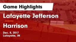 Lafayette Jefferson  vs Harrison  Game Highlights - Dec. 8, 2017