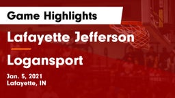 Lafayette Jefferson  vs Logansport  Game Highlights - Jan. 5, 2021