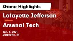 Lafayette Jefferson  vs Arsenal Tech  Game Highlights - Jan. 6, 2021