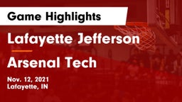 Lafayette Jefferson  vs Arsenal Tech  Game Highlights - Nov. 12, 2021