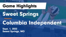 Sweet Springs  vs Columbia Independent Game Highlights - Sept. 1, 2022