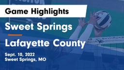 Sweet Springs  vs Lafayette County  Game Highlights - Sept. 10, 2022