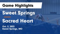 Sweet Springs  vs Sacred Heart  Game Highlights - Oct. 3, 2022