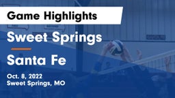 Sweet Springs  vs Santa Fe  Game Highlights - Oct. 8, 2022