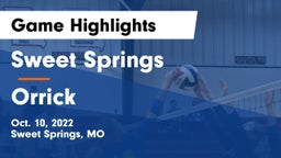 Sweet Springs  vs Orrick  Game Highlights - Oct. 10, 2022