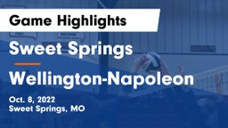 Sweet Springs  vs Wellington-Napoleon  Game Highlights - Oct. 8, 2022