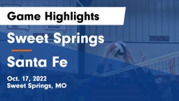 Sweet Springs  vs Santa Fe  Game Highlights - Oct. 17, 2022