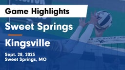 Sweet Springs  vs Kingsville  Game Highlights - Sept. 28, 2023