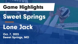 Sweet Springs  vs Lone Jack  Game Highlights - Oct. 7, 2023