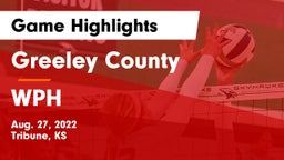 Greeley County  vs WPH Game Highlights - Aug. 27, 2022