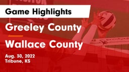 Greeley County  vs Wallace County  Game Highlights - Aug. 30, 2022