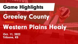 Greeley County  vs Western Plains Healy Game Highlights - Oct. 11, 2022