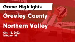 Greeley County  vs Northern Valley   Game Highlights - Oct. 15, 2022