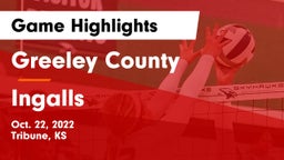 Greeley County  vs Ingalls  Game Highlights - Oct. 22, 2022