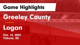 Greeley County  vs Logan Game Highlights - Oct. 14, 2023