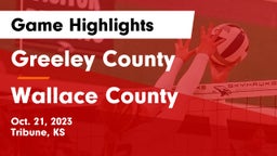 Greeley County  vs Wallace County  Game Highlights - Oct. 21, 2023
