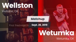 Matchup: Wellston  vs. Wetumka  2019
