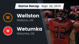 Recap: Wellston  vs. Wetumka  2019