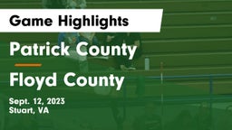 Patrick County  vs Floyd County  Game Highlights - Sept. 12, 2023