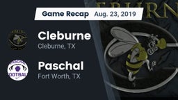 Recap: Cleburne  vs. Paschal  2019