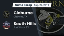 Recap: Cleburne  vs. South Hills  2019