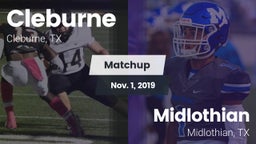 Matchup: Cleburne  vs. Midlothian  2019